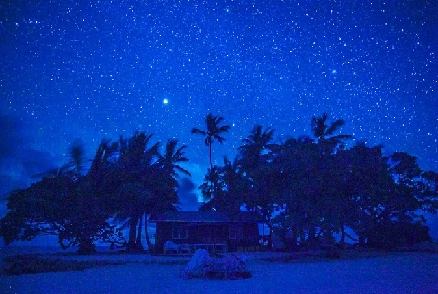 ジープ島の星空イメージ
