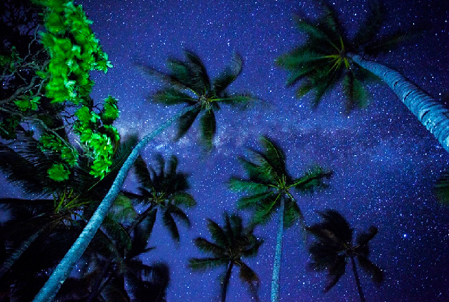 ジープ島の星空イメージ